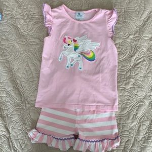 Unicorn Short Set